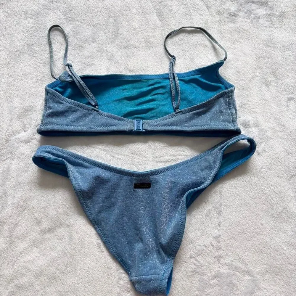 Triangl Women's Blue Bikinis-and-tankini-sets